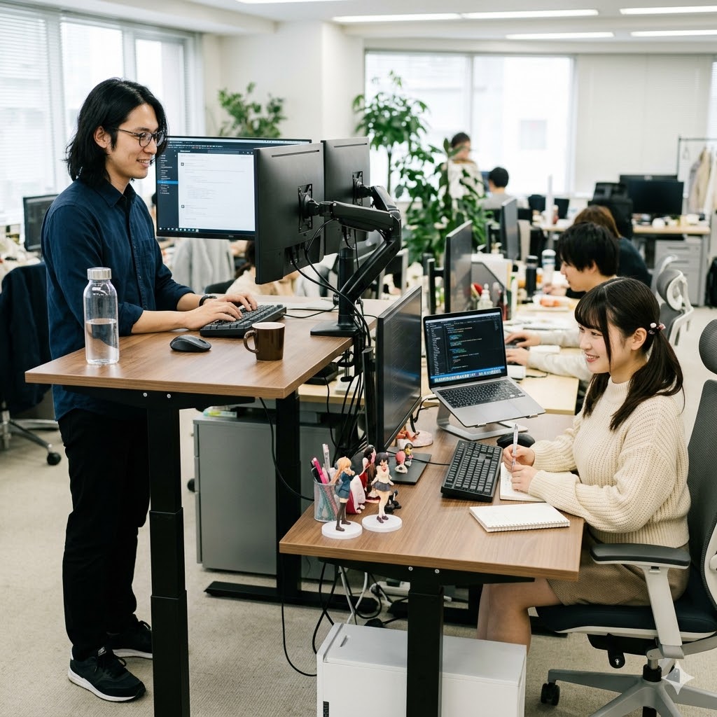 昇降デスクイメージ