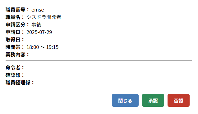 承認・否認
